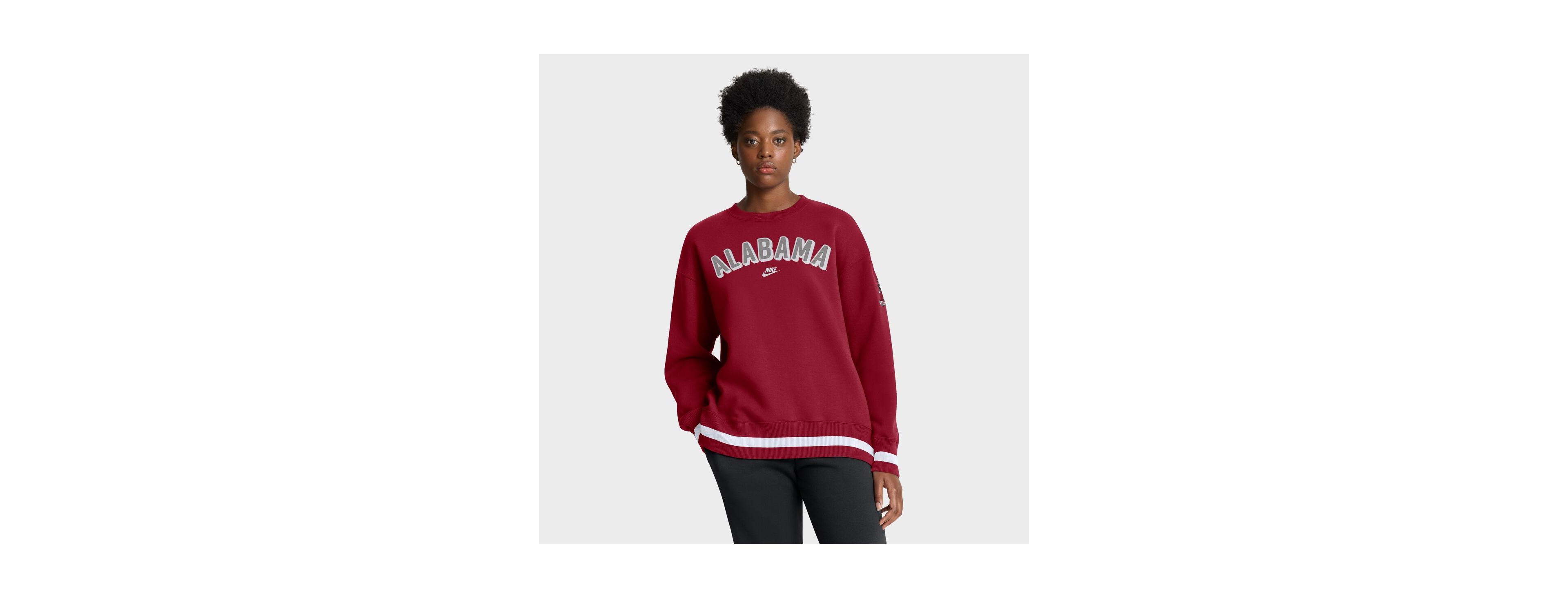Nike Women's Crimson Alabama Tide Oversized Legacy Phoenix Sweatshirt