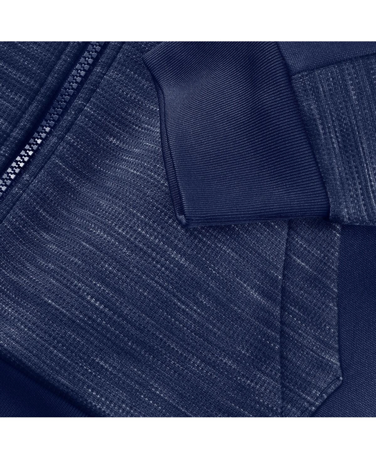 Men's Navy Minnesota Timberwolves Back Door Cut Play Defender Full-Zip Hoodie