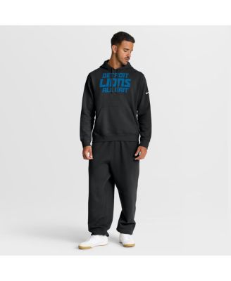 Men's Black Detroit Lions Local Club Hoodie