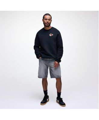 Men's Black Kansas City Chiefs Tech Fleece Raglan Sweatshirt