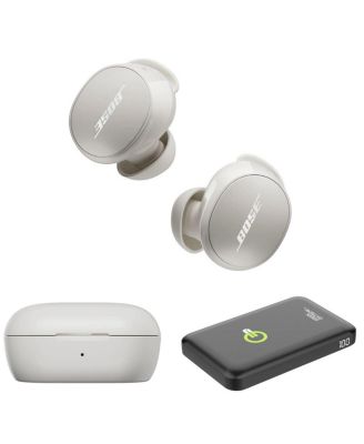 QuietComfort Wireless Noise Cancelling Earbuds,Bundle with 10000mAh 38.5Wh Qi Wireless Portable Power Bank