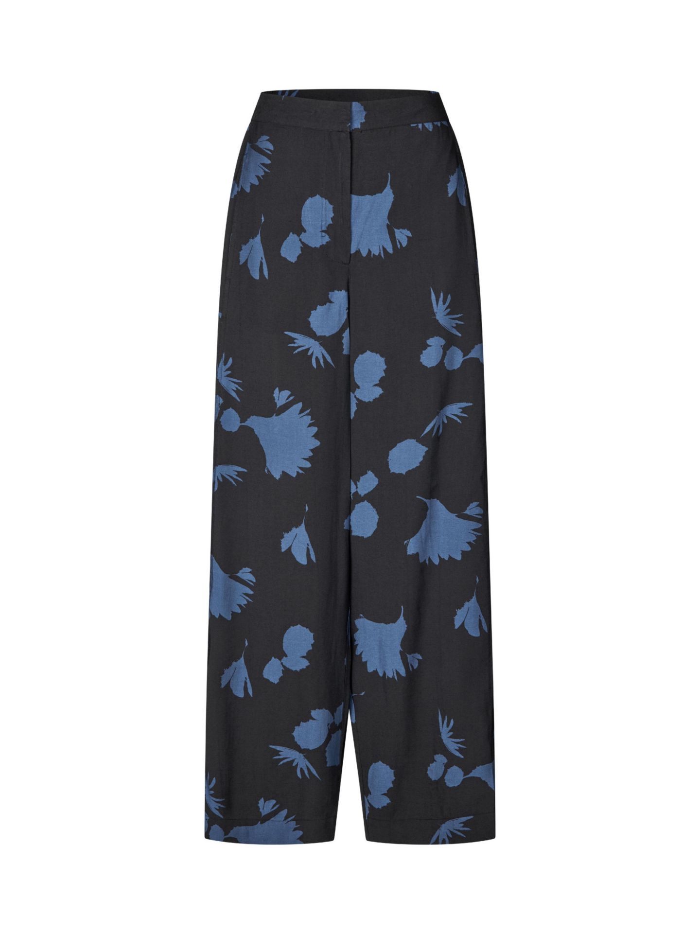 Женские брюки Masai Copenhagen Parwanas Wide Fit Printed, цвет: Серый синий — фото 5