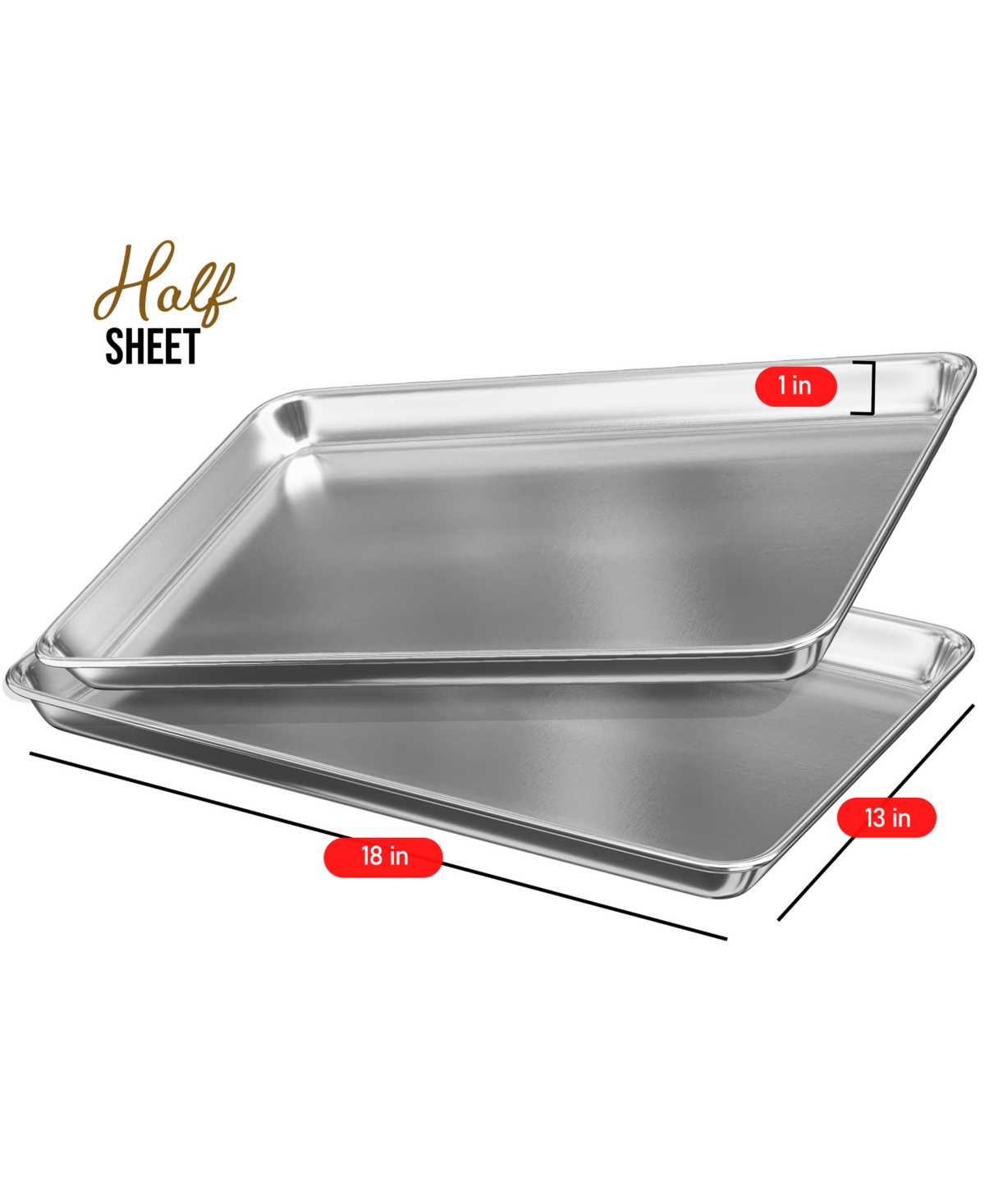 Nestl Non-stick Aluminum 2-Pc. Baking Sheet
