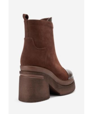 Women Ardenne Platform Zip Boot