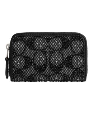 Essential Crystal Signature Jacquard Card Case Wallet
