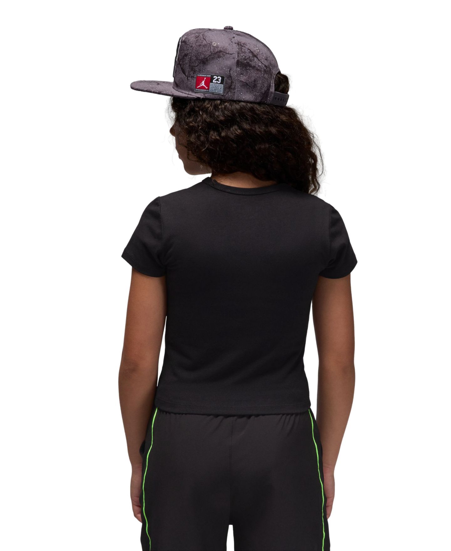 Футболка Jordan Brooklyn Essentials Baby Tee для девочек, цвет: Чёрный — фото 3