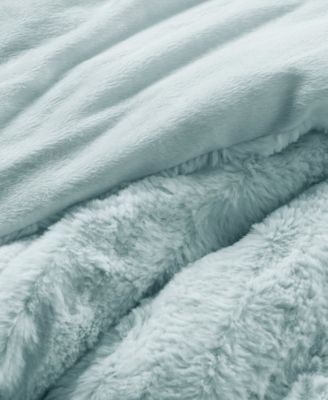 Duke Reversible Faux Fur 3-Pc. Comforter Set, Full/Queen