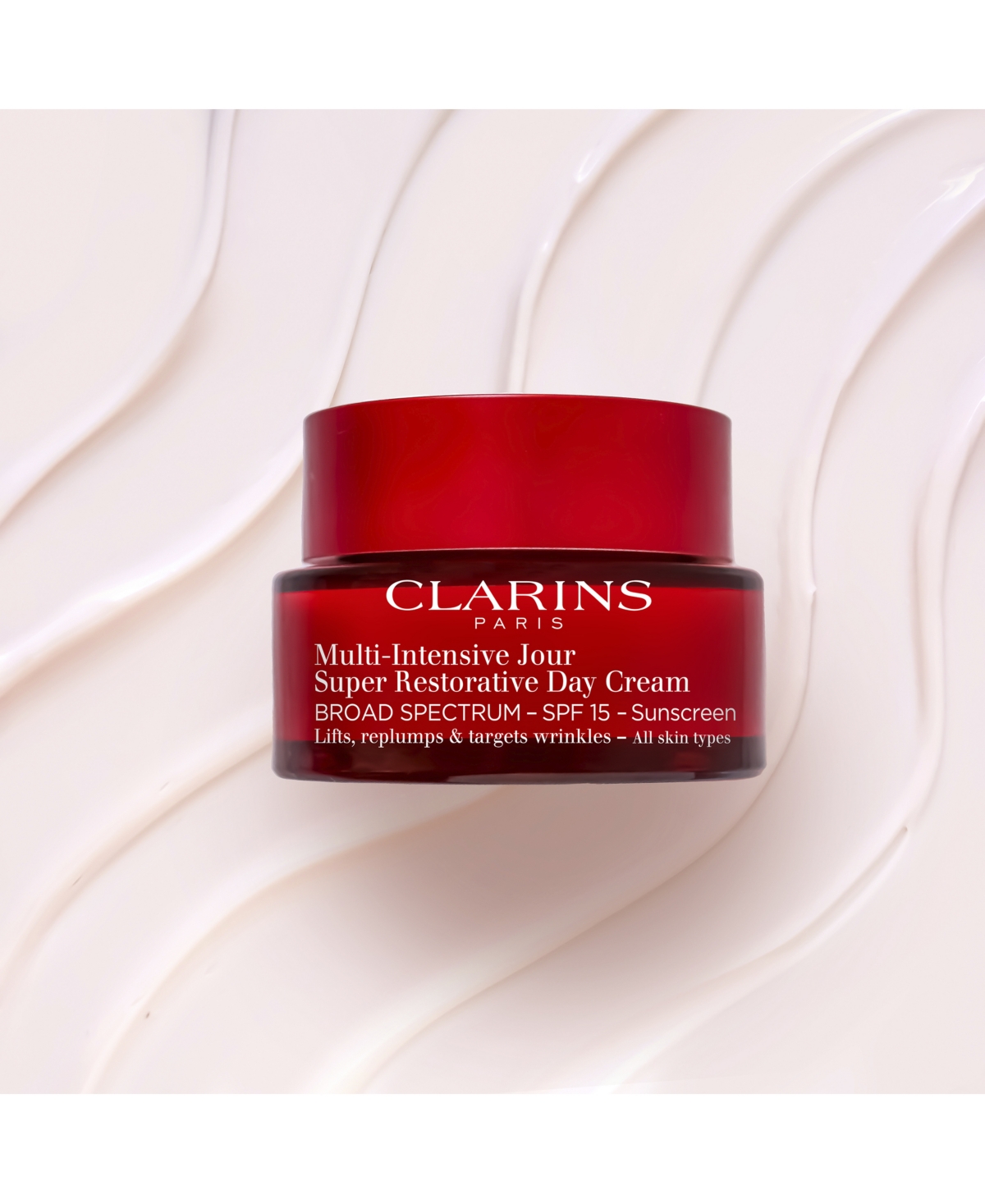 Clarins Super Restorative Day Moisturizer With Spf 15 Sunscreen