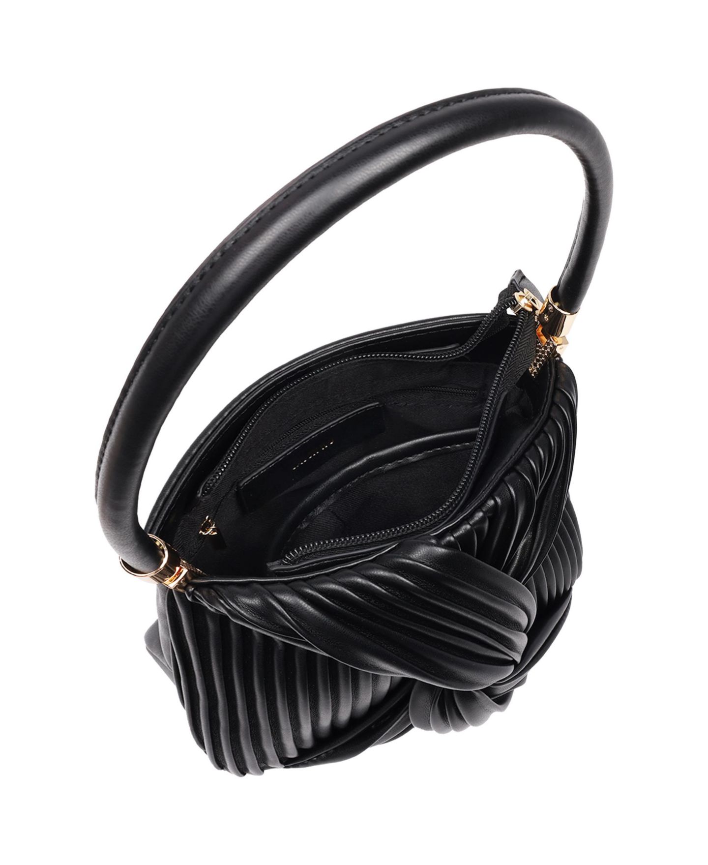 Женская сумка Jason Wu Pleated Knot Box Handle, цвет: Чёрный — фото 5