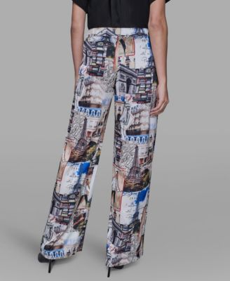 Women's City Scene Printed Pull-On Pants