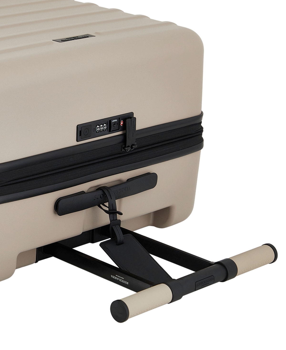 Scotch & Soda Tilburg 24" Check-in Trunk Suitcase In Gray