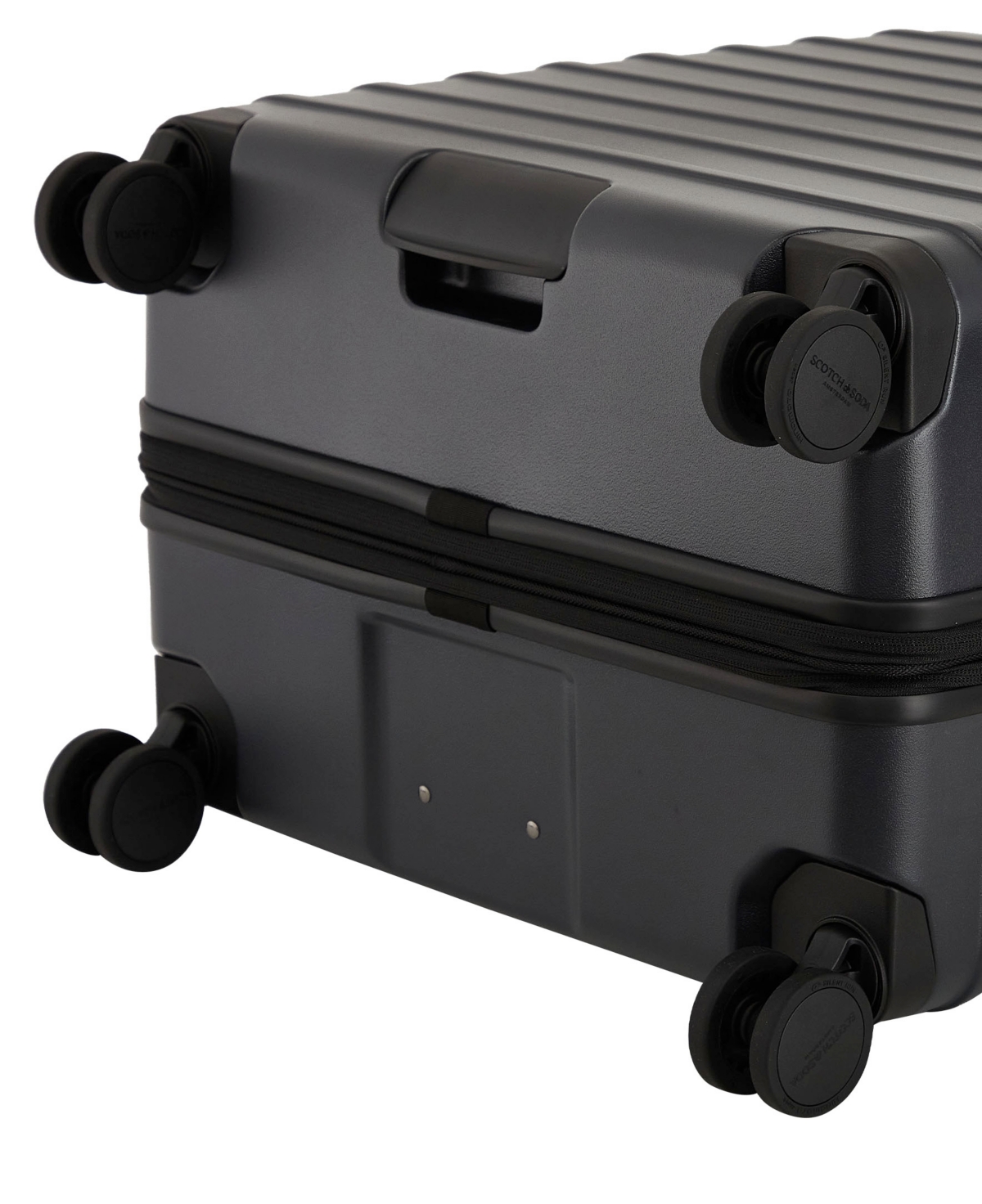 Scotch & Soda Tilburg 24" Check-in Trunk Suitcase In Black