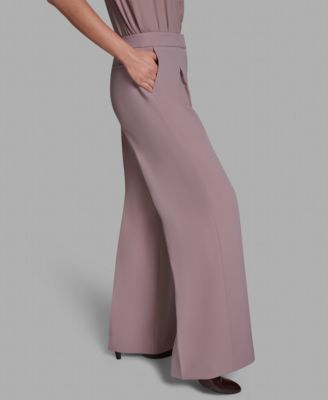 Women's Pleated High-Rise Wide-Leg Pants
