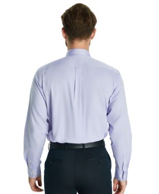 Men's Pinpoint Solid Dress Shirt