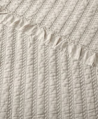 Wilhemina Stone Washed Quilted Throw, 50" x 60"