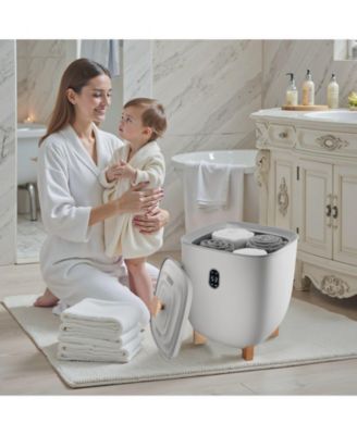 Towel Warmers for Bathroom, 25 L Towel Warmer Bucket with Auto Shut Off for Spa Fits up to 5 Oversized Bath Towels, Blankets, Clothes