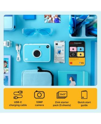 Printomatic+ Instant Camera Bundle 10MP w/ Case & 20 Zink Paper