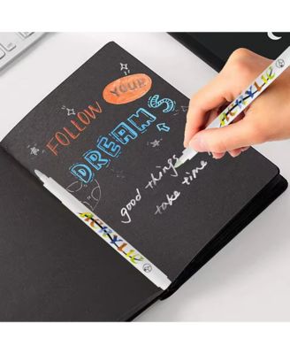 12 Colors Soft-Tip Acrylic Markers, Painting Pens, Graffiti Tool for Stone, Mobile Phone Case, Shoe and Glass