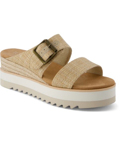 Женские сандалии TOMS Diana Mule Buckle, цвет: Миндальный