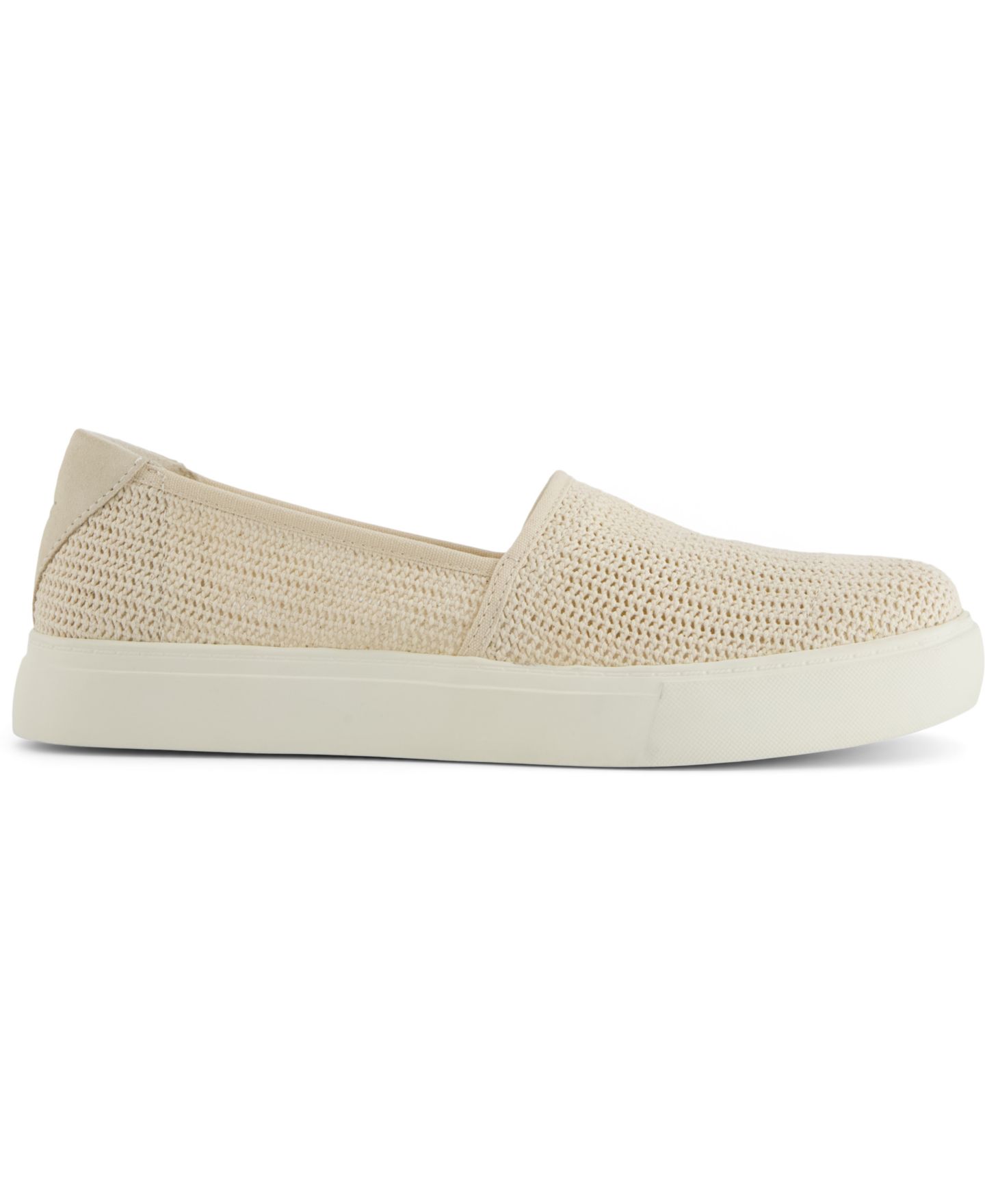 Женские кроссовки TOMS Kameron Casual Slip On Platform, цвет: Бежевый сетчатый замшевый — фото 2