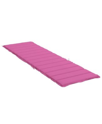 Sun Lounger Cushion Pink Oxford Fabric