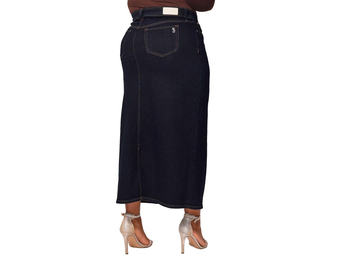 SLINK Jeans Женская джинсовая юбка макси Slink, цвет: Ava — фото 2