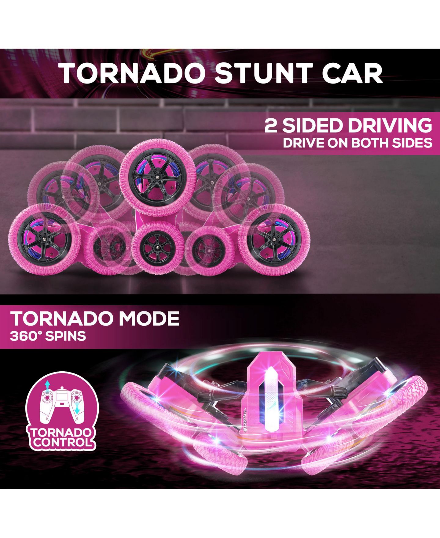 Детская игрушка USA Toyz Tornado Extreme Off-Road Stunt RC Car — фото 2