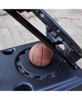Portable Basketball Hoop, Adjustable Height, 50" Backboard & Rebounder