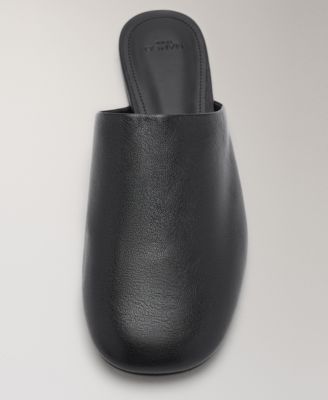 Women's Leather Mule Slippers