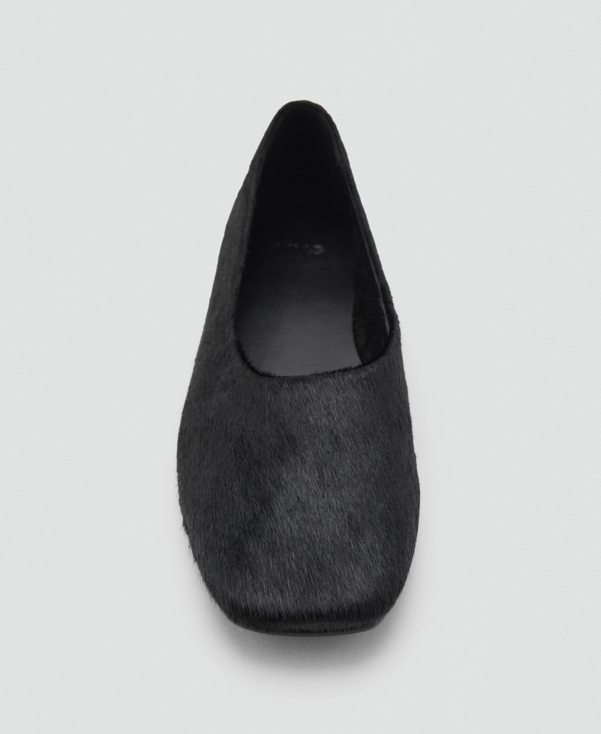 Mango Women's Leather And Fur-effect Shoes In Animal Print