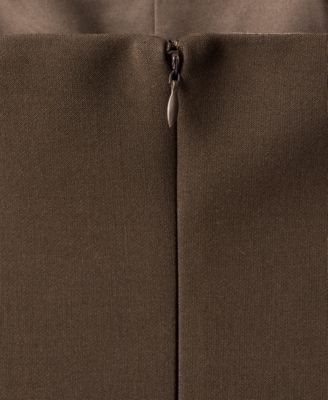 Women's Strapless Flared Dress