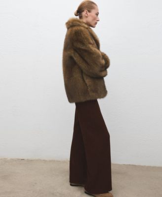 Women's Elastic Waist Corduroy Pants