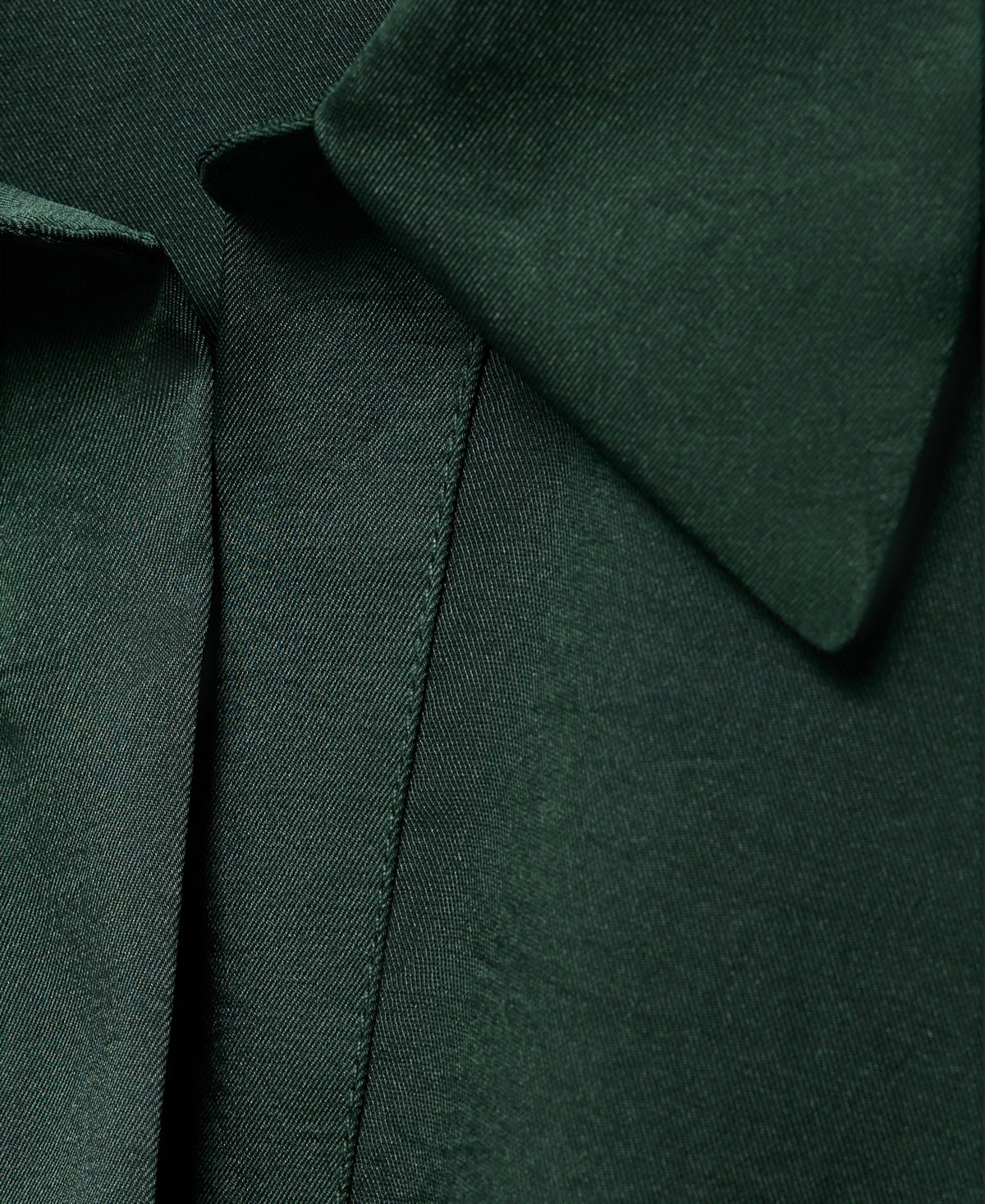 Mango Women's Cross-over Satin Blouse