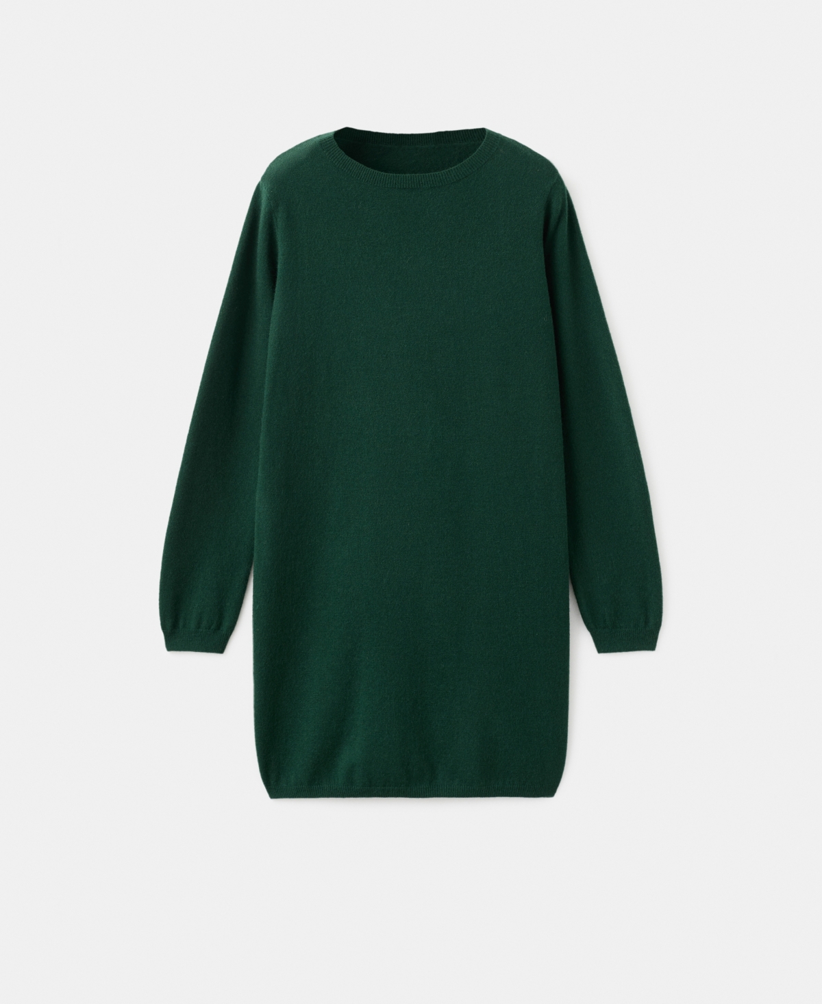 Mango Women's Fine-knit Dress In Green