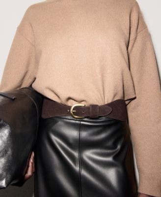 Women's Round-Neck Knitted Sweater