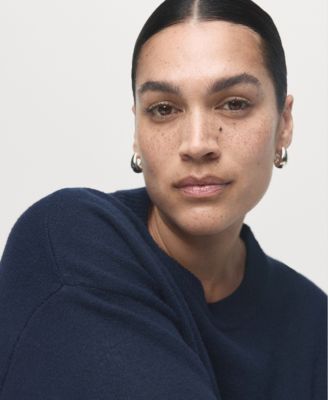 Women's Round-Neck Knitted Sweater