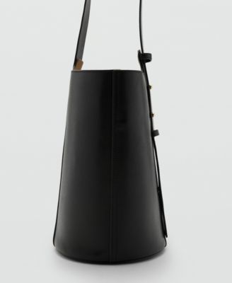 Women's Leather Bucket Bag
