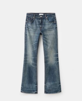 MANGO - Women's Mid-Rise Flared Jeans