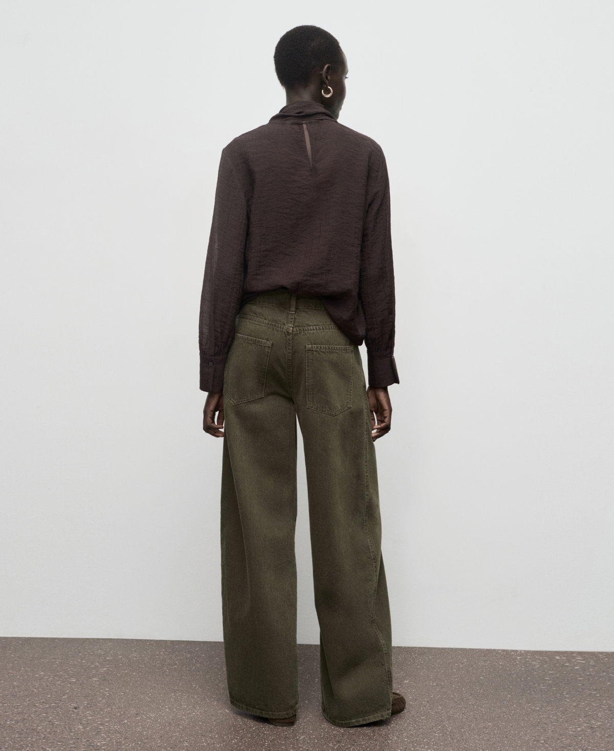 Mango Women's Low-Rise Barrel Jeans