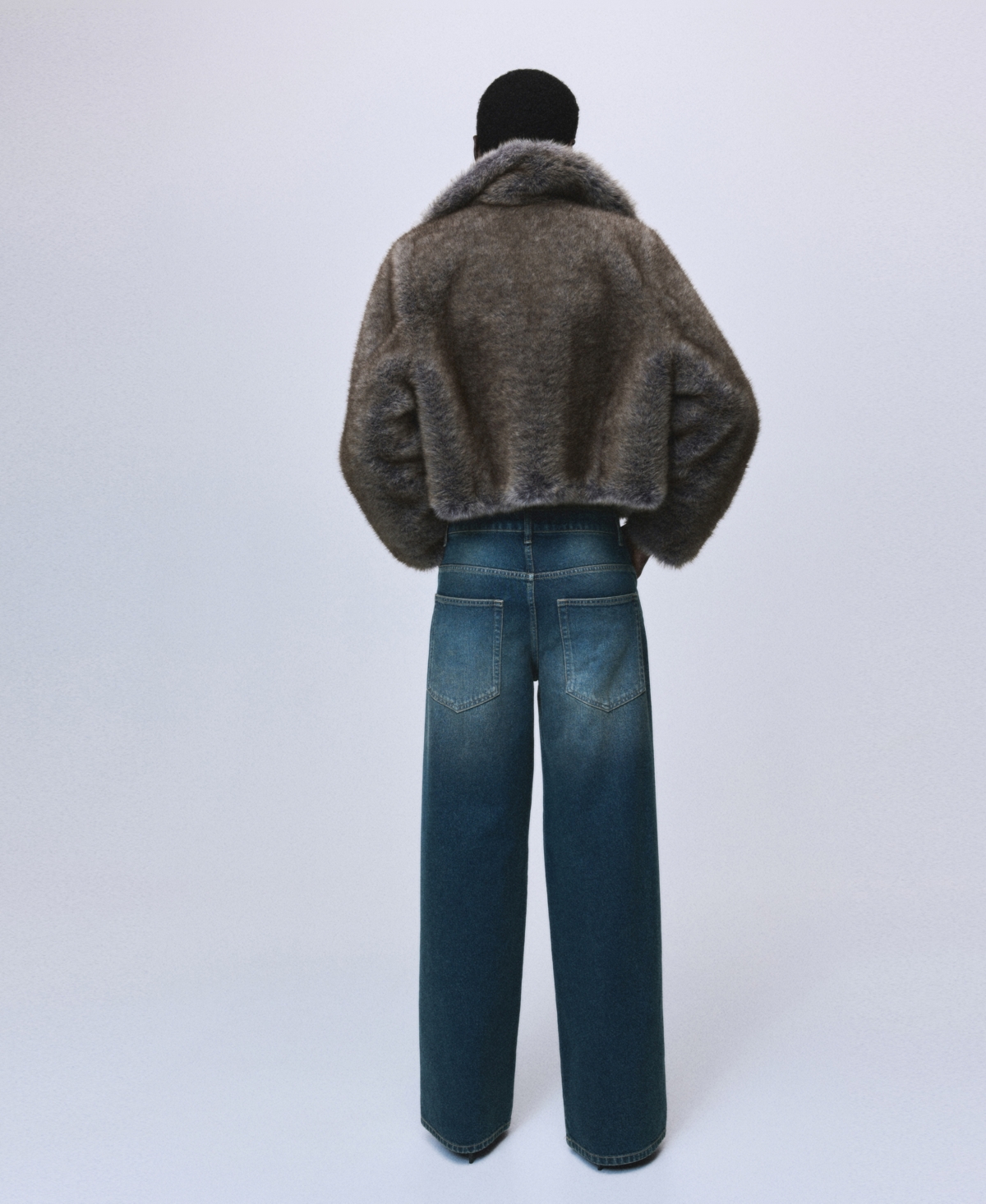 Mango Women's Straight-fit Studded Jeans In Blue