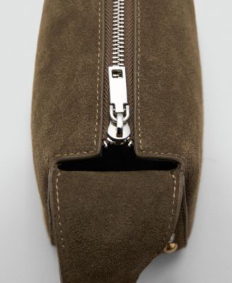Women's Suede Studs Crossbody Bag