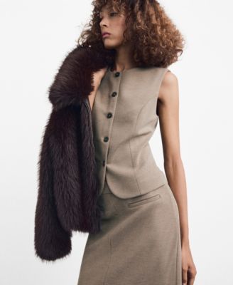 Women's Fitted Suit Vest