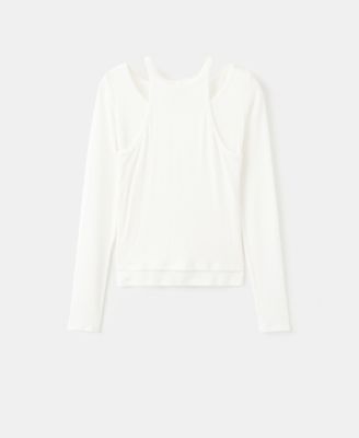 Women's Ribbed Combined T-Shirt