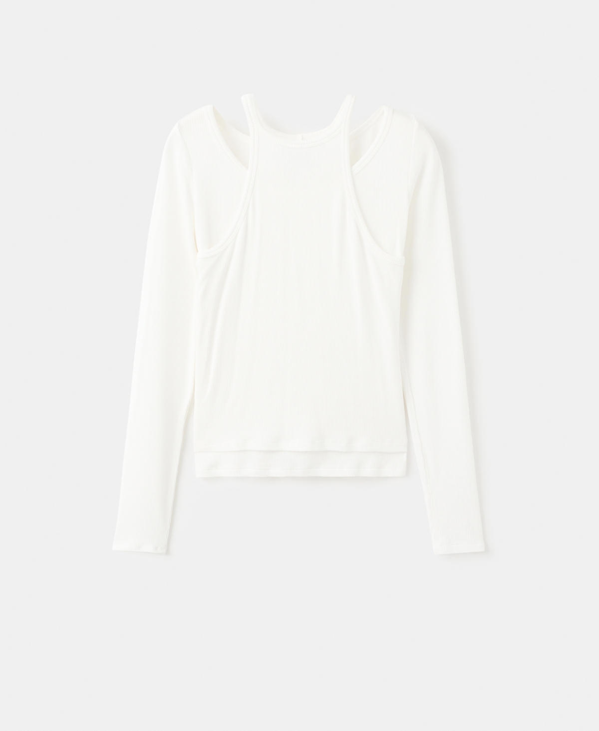 Mango Women's Ribbed Combined T-Shirt