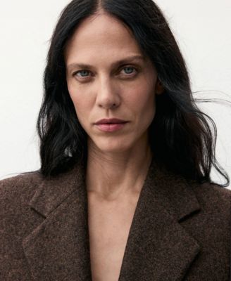 Women's Speckled Wool Suit Jacket