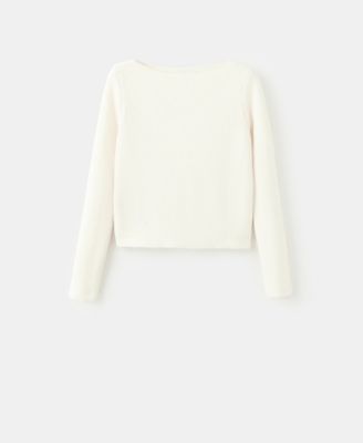 Women's Knitted Ribbed Sweater