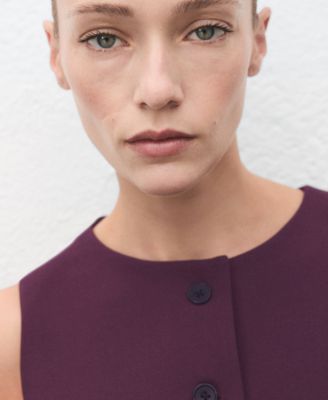 Women's Buttons Suit Vest