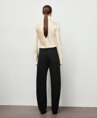 Women's High-Waisted Barrel Jeans