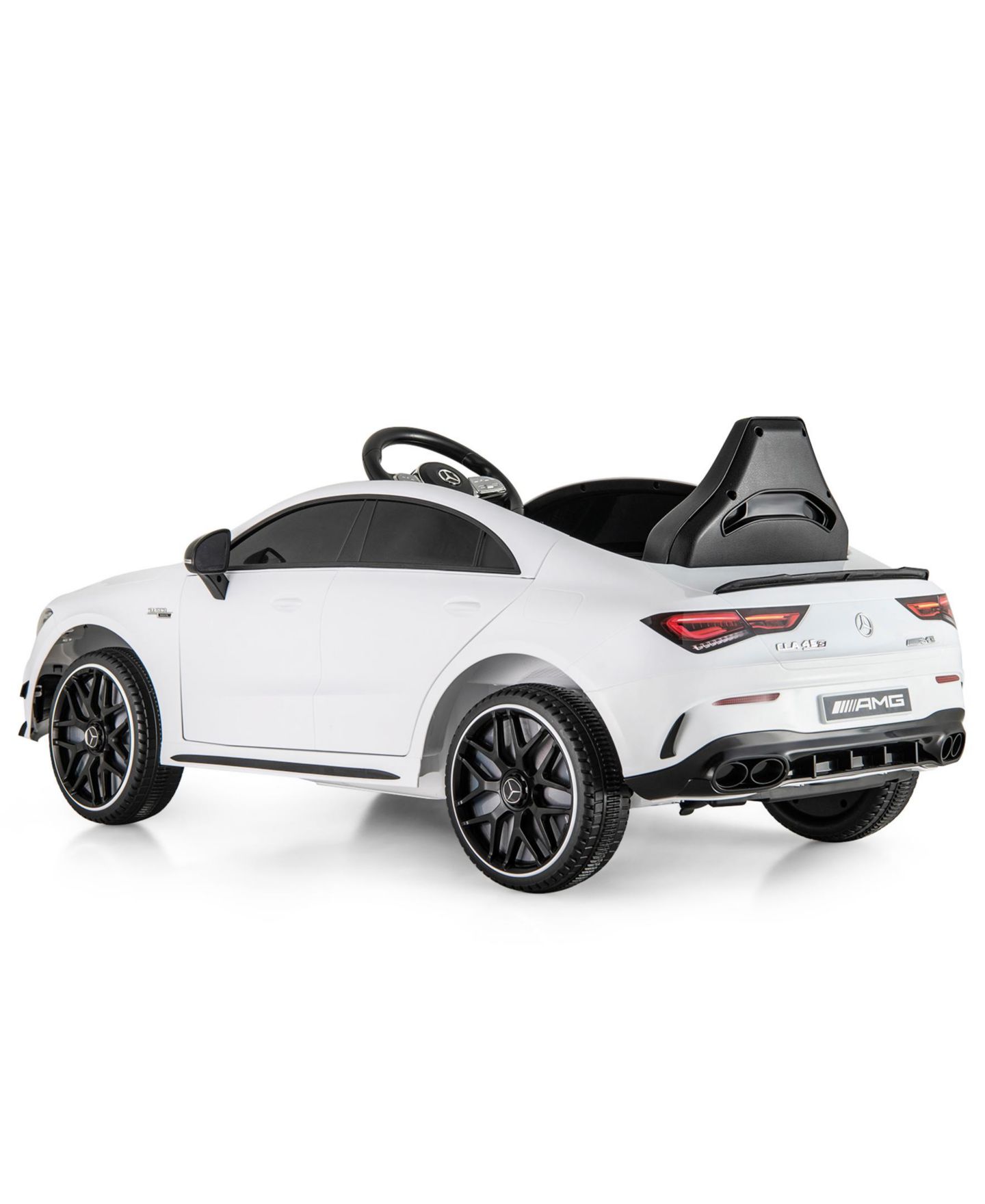 Детская игрушка SUGIFT 12V Kids Ride on Car Mercedes-Benz Amg Cla 45 with Remote-White, цвет: Белый — фото 2