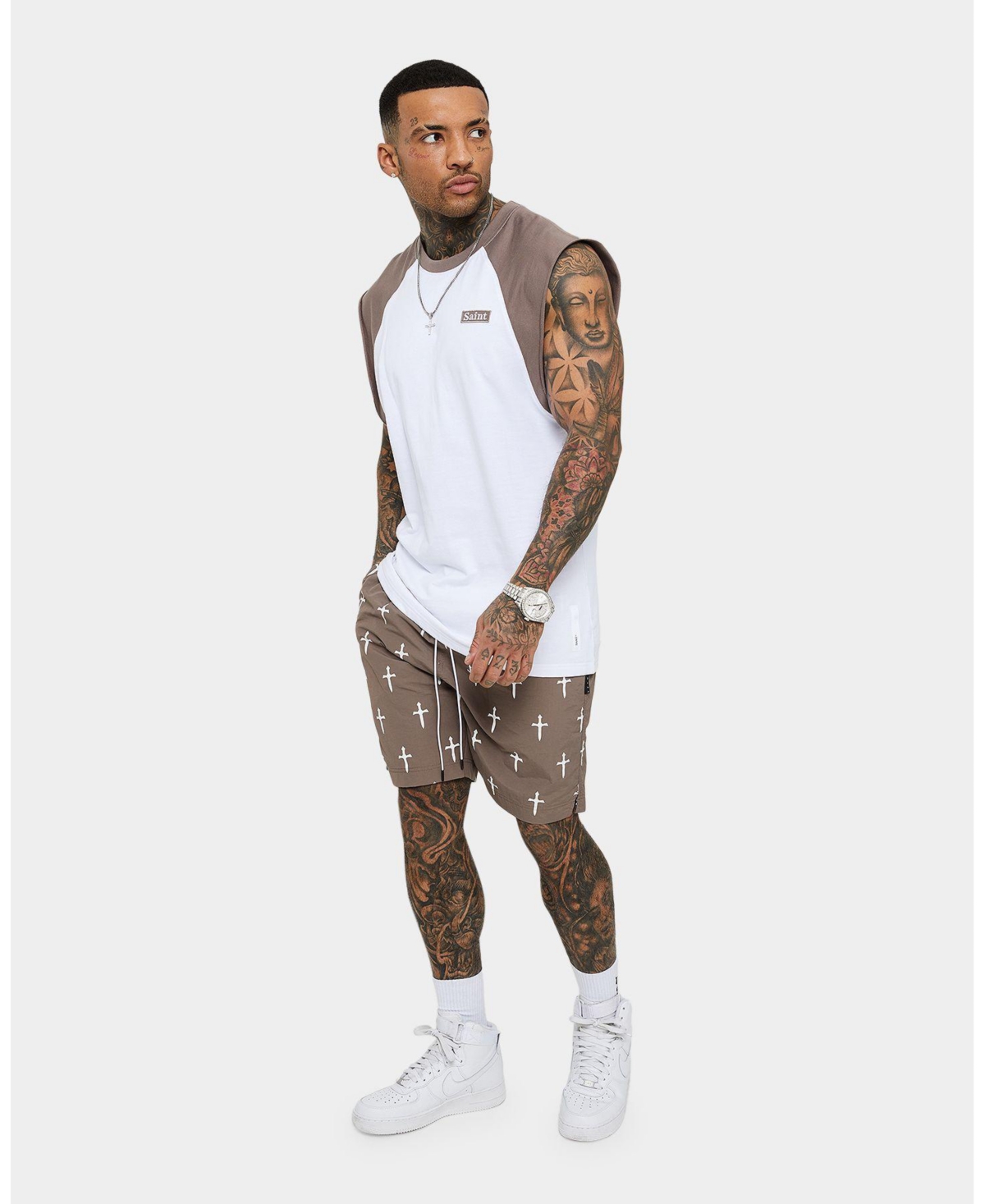 Saint Morta Men's Numeraire Raglan Muscle T-Shirt